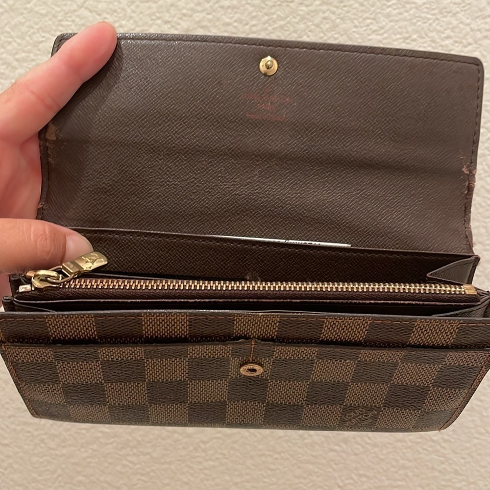 Louis Vuitton DAMIER EBENE Sarah Wallet​​​​​​​ - Picture 8 of 12